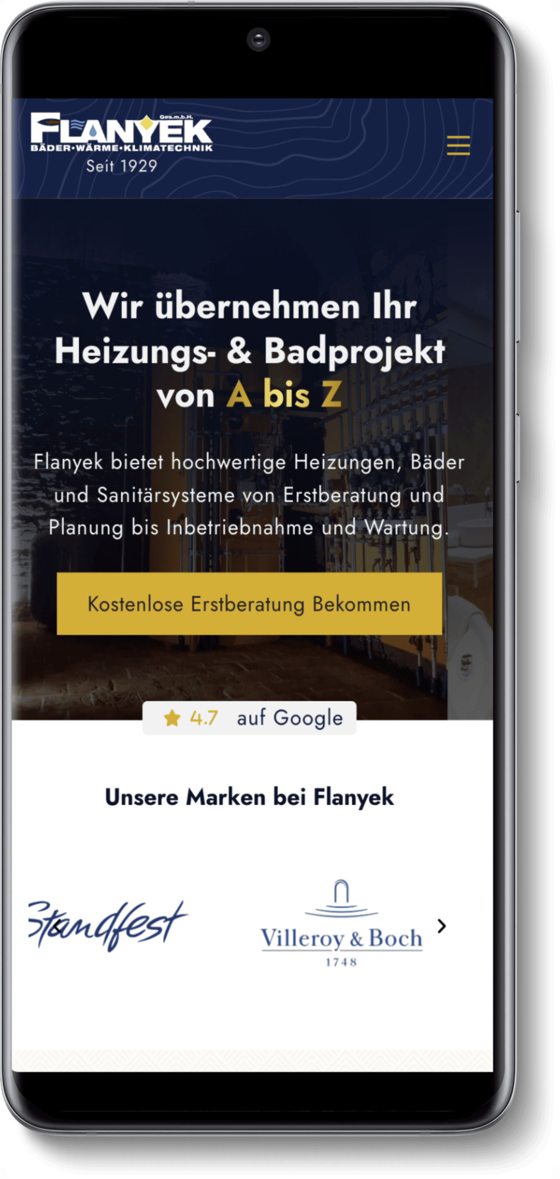 Mobile Optimization Example Picture